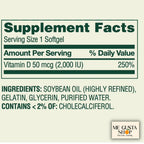 Spring Valley Vitamin D Supplement Softgels 2000 IU - 400 Softgels - image 6