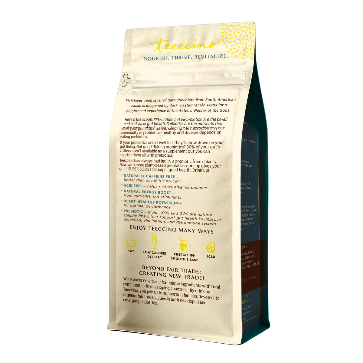 Teeccino Dark Chocolate Prebiotic Coffee Alternative - 10 oz - image 6