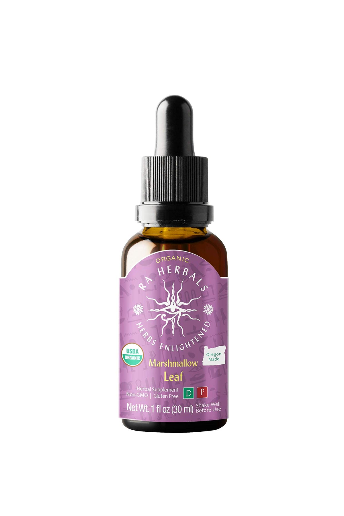 Sun God Medicinals Ra Herbals Organic Marshmallow Leaf Liquid Extract - 1 fl oz