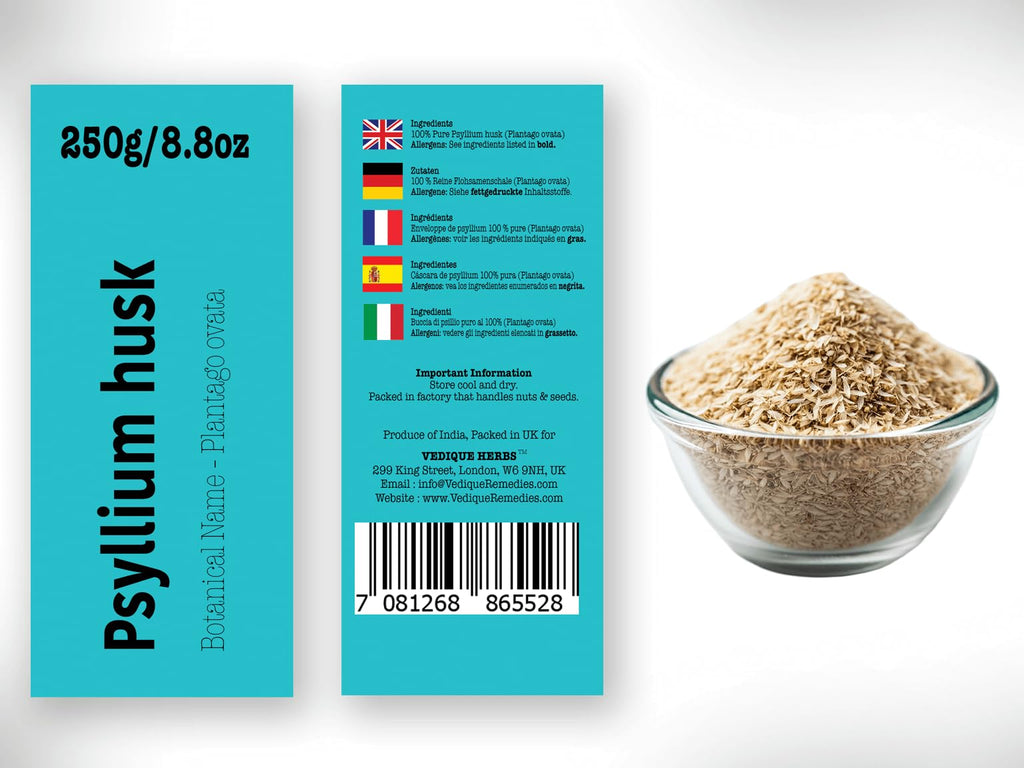 VEDIQUE HERBS Psyllium Husk (Isabgol) Fiber - 250g - image 3