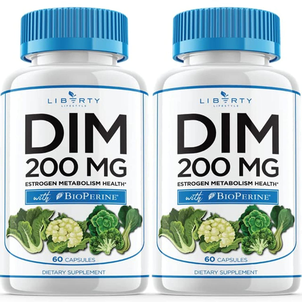 Liberty Lifestyle DIM Supplement 200mg - 120 Capsules