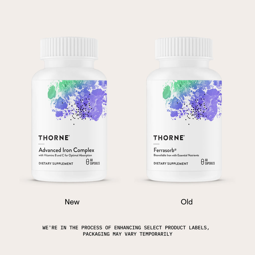 THORNE Advanced Iron Complex - 60 Capsules - image 3