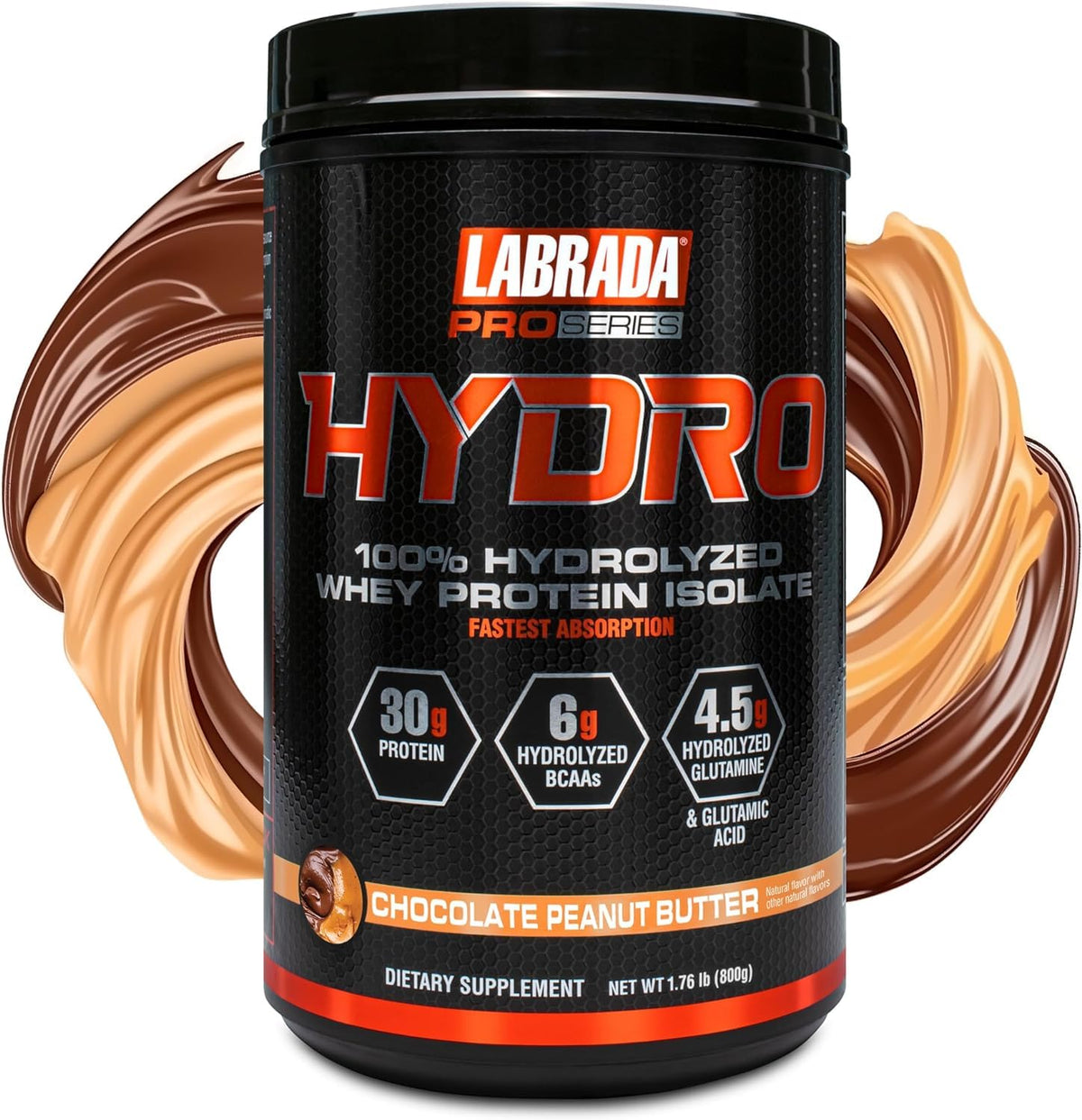 Labrada Hydro 100% Pure Hydrolyzed Whey Protein Isolate Powder