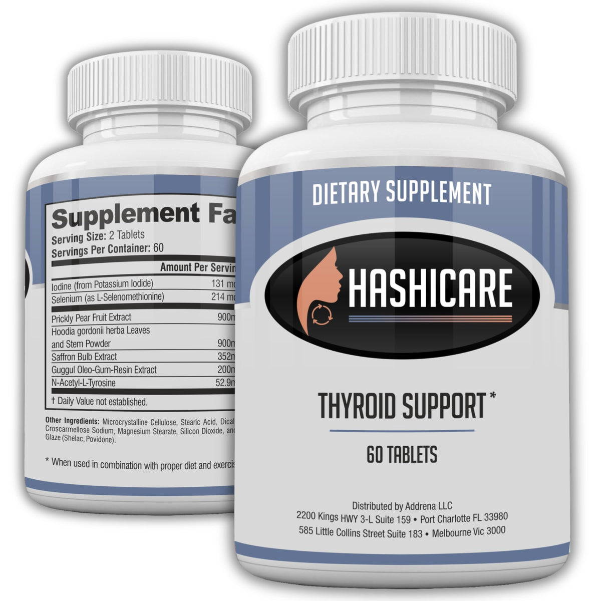 Estrohalt Hashicare Natural Thyroid Support Tablet - 60 Tablets