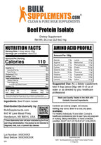 BulkSupplements.com Paleo Beef Protein Powder Isolate