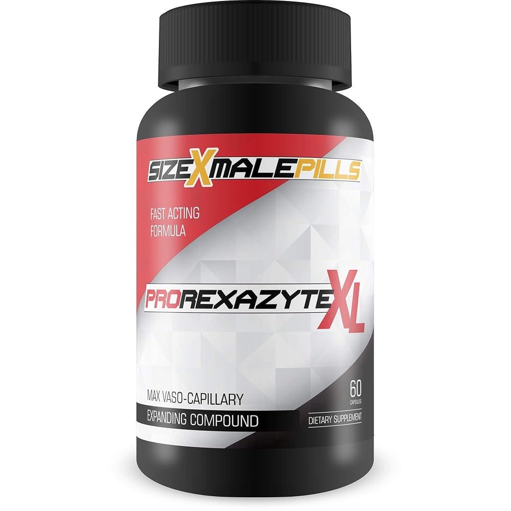 Size X Male Pills Pro Rexazyte XL L-Arginine - 60 Capsules
