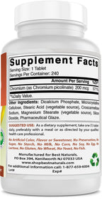 Best Naturals Chromium Picolinate 200 mcg - 720 Tablets - image 6