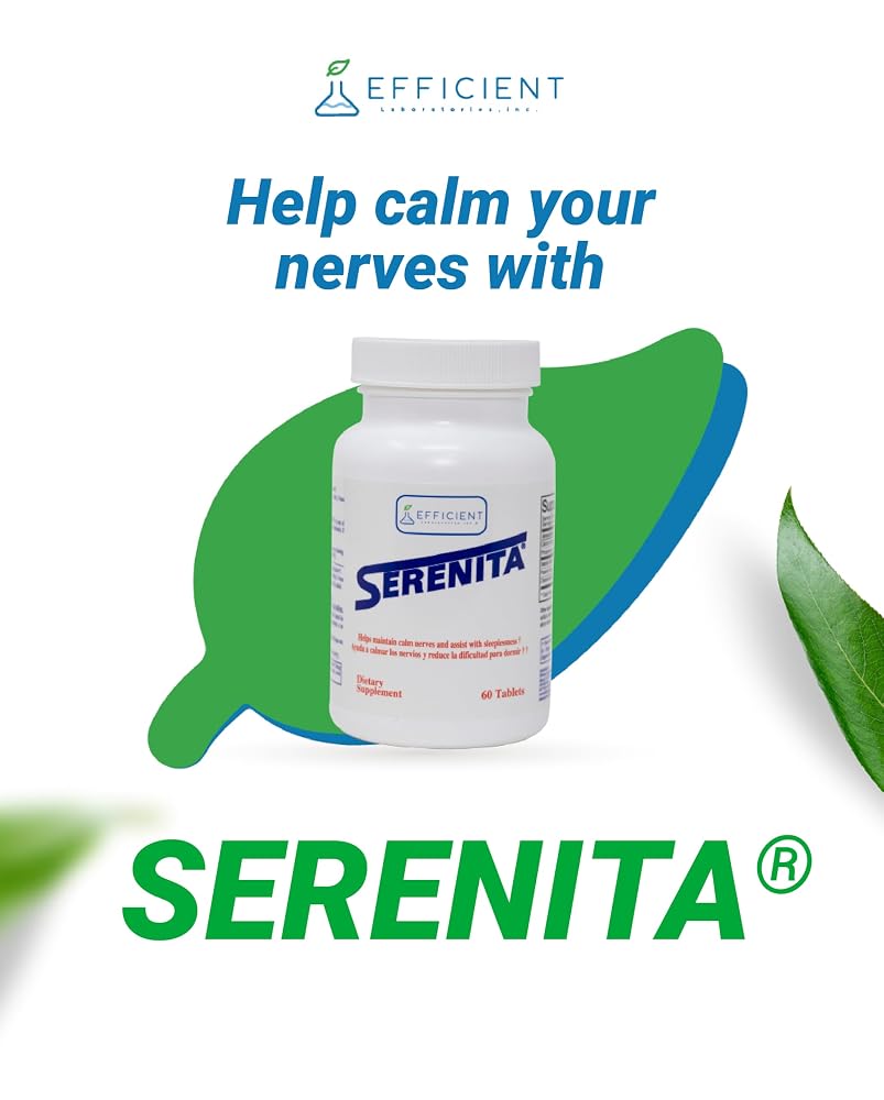 Serenita Stress and Sleeplessness Supplement - 60 Capsules - image 5