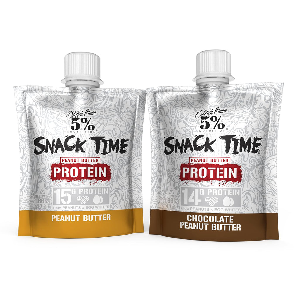 5% Nutrition Snack Time Squeezable Protein Shots Chocolate Peanut Butter - image 8