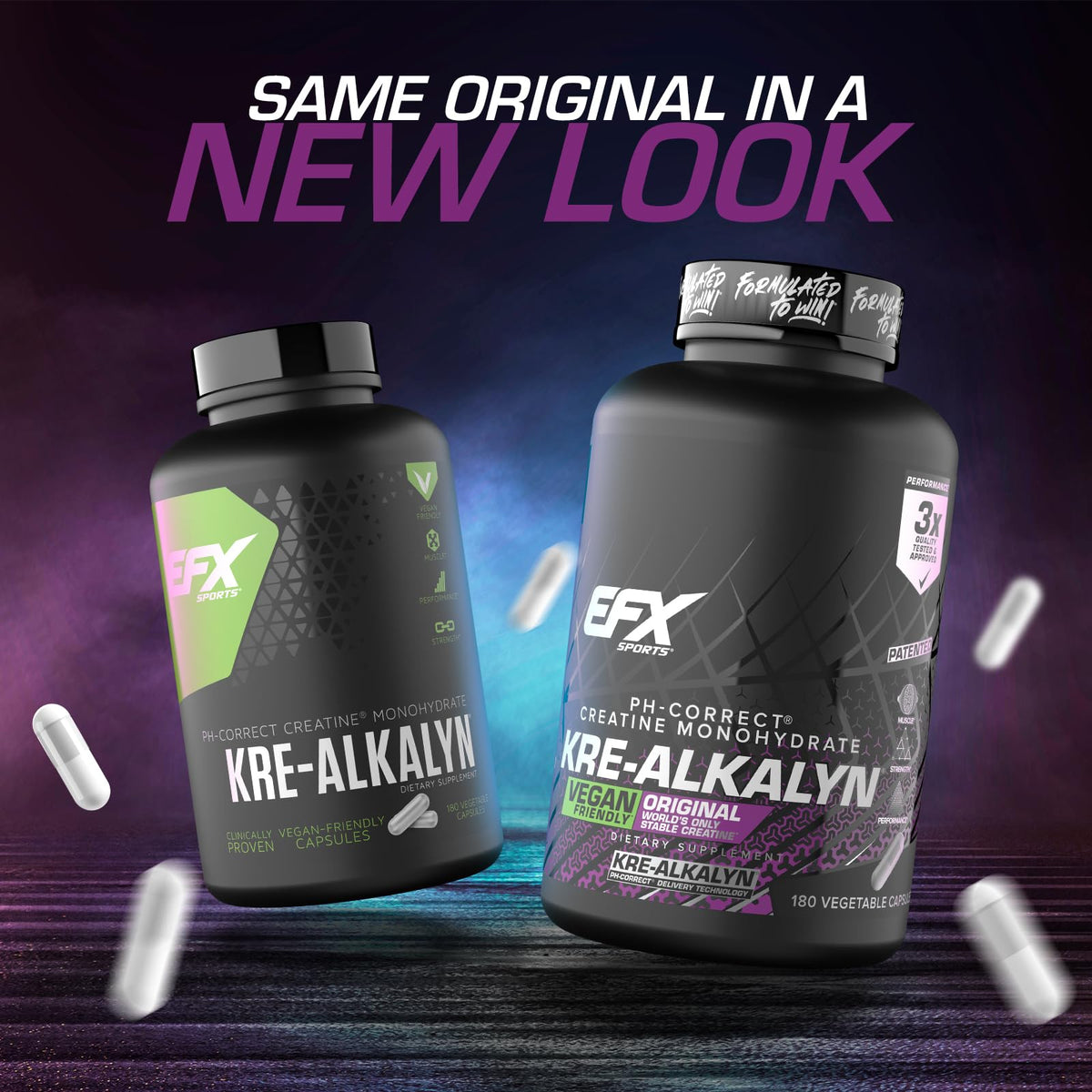 EFX Sports Kre-Alkalyn EFX pH Correct Creatine - 180 Capsules - image 2