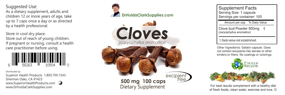Superior Health Products Dr Clark Bundle - 250 Capsules - image 3