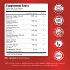 Immortal Herbs Cayenne Pepper Capsules with Garlic & Turmeric - 150 Count - image 2