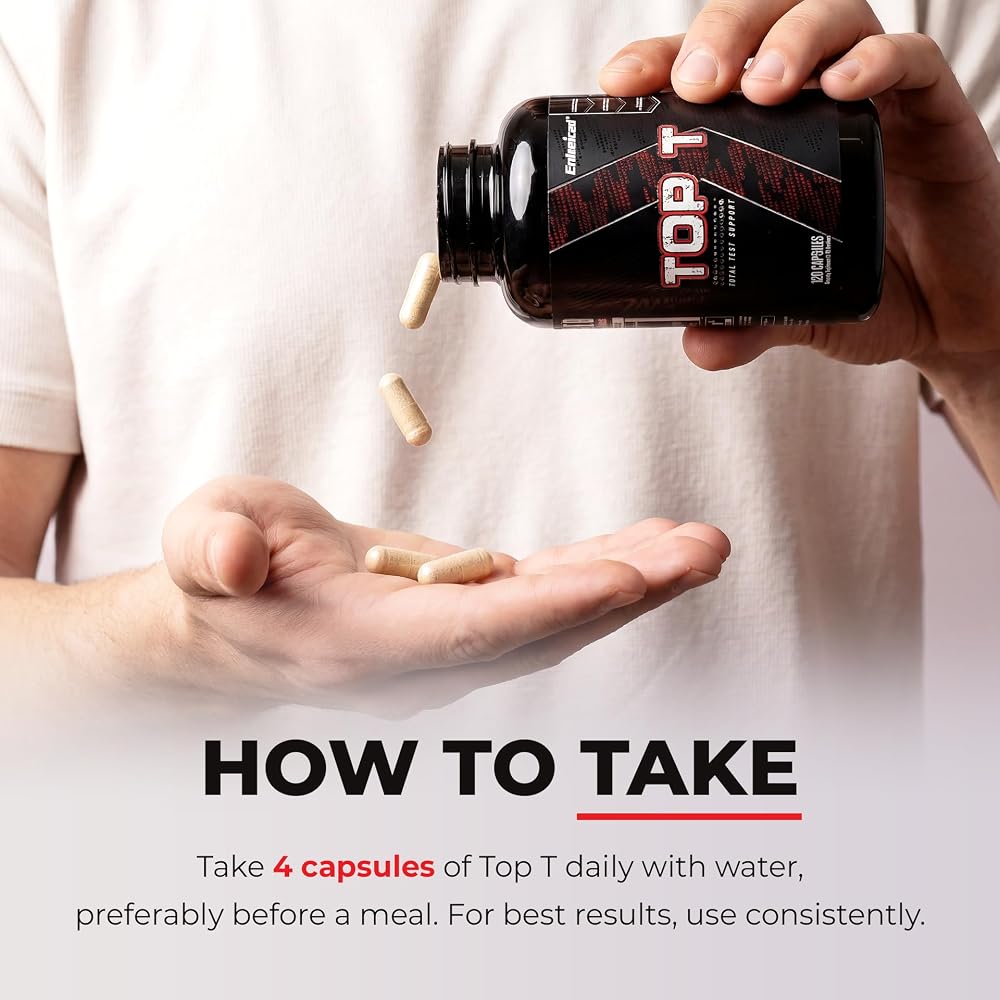 Enhanced Labs Top T Testosterone Booster - 120 Capsules - image 9