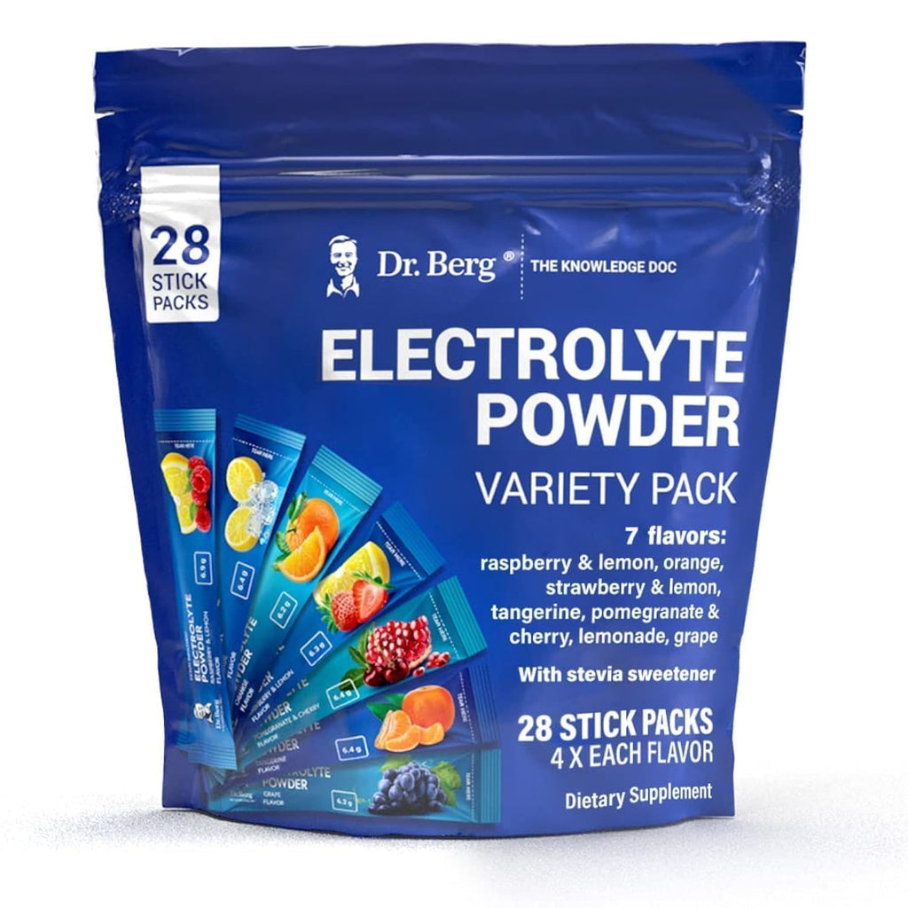 Dr. Berg Sugar Free Electrolyte Powder Packets Variety Pack - 28 Pouches - image 4