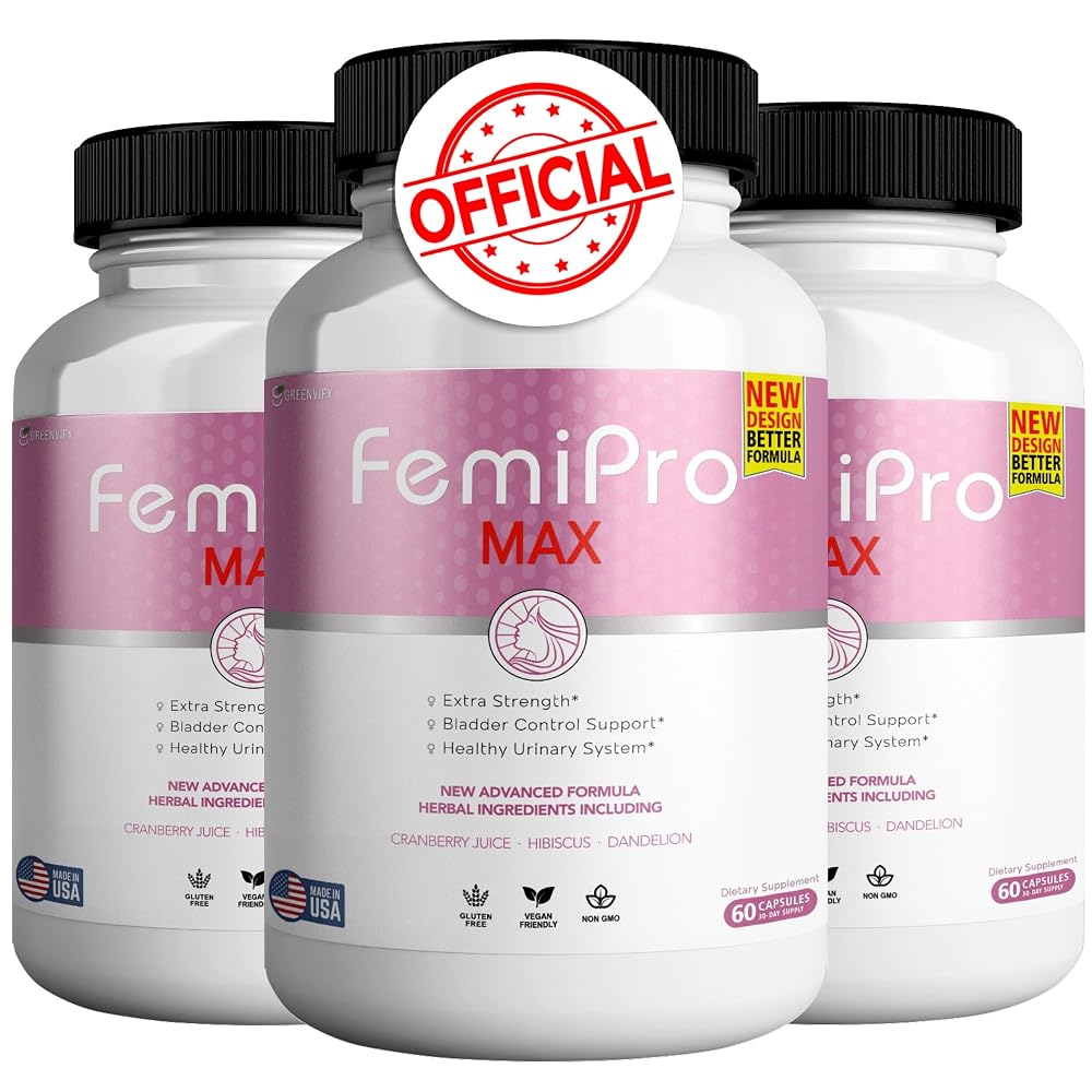 GREENVIFY FemiPro MAX Women's Urinary Support Supplement