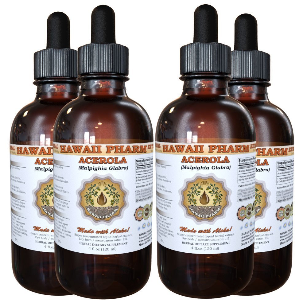 Hawaii Pharm Acerola (Malpighia glabra) Berry Liquid Extract