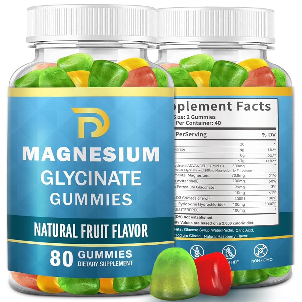 DriRaych Magnesium Glycinate Gummies 400mg - 160 Gummies