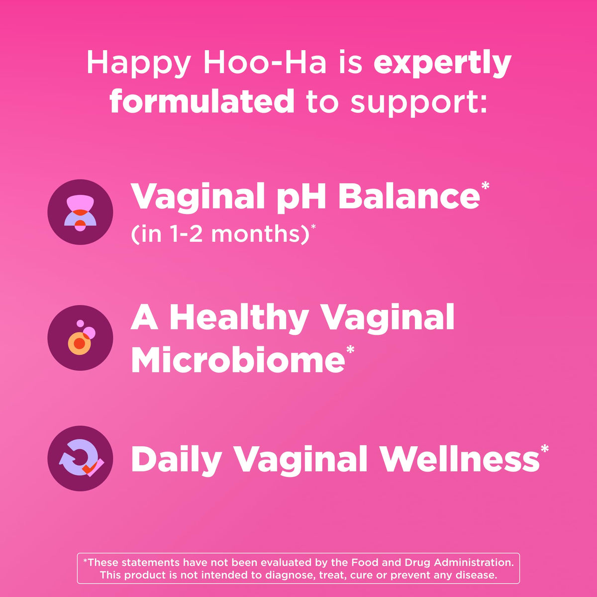 OLLY Happy Hoo-Ha Vaginal Probiotics - 25 Capsules - image 3