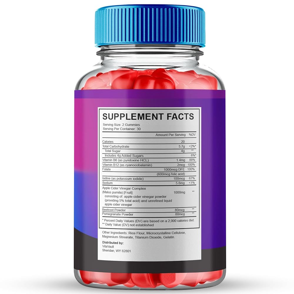 Vitavault Keto 4D Keto ACV Gummies 1000mg - 120 Gummies - image 2