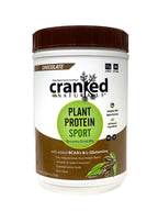 Cranked Naturals Chocolate Plant Protein Sport Recovery Drink Mix - 40 Servings