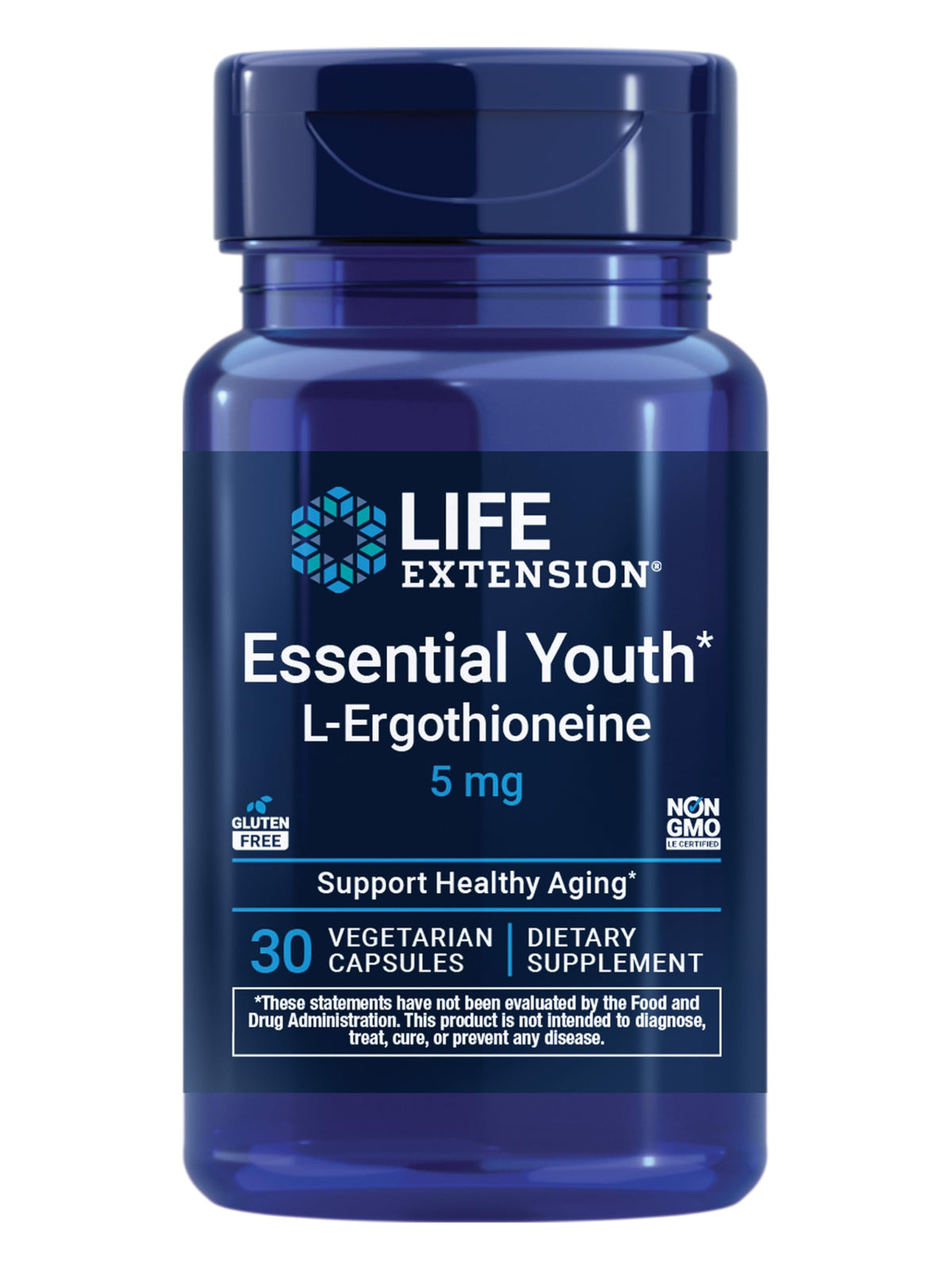 Life Extension Essential Youth L-Ergothioneine - 30 Capsules