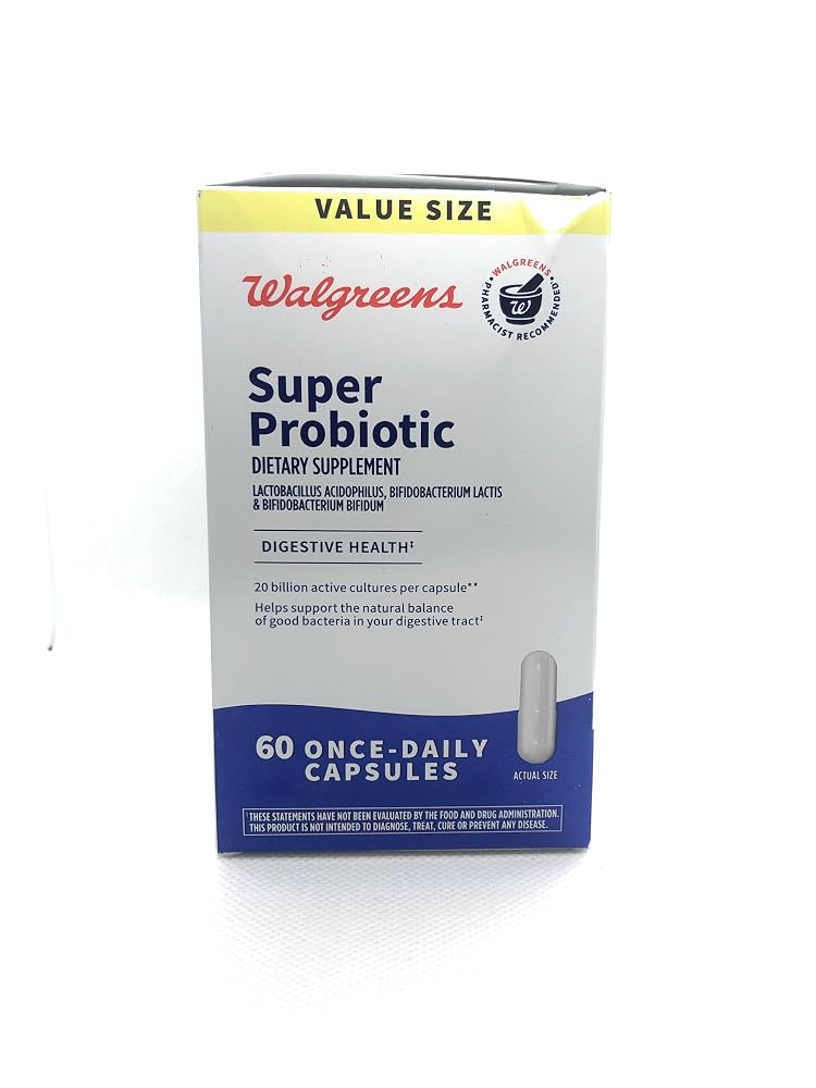 Walgreens Super Probiotic Digestive Support Capsules - 60 Count