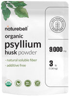 NatureBell Psyllium Husk Fiber Supplement Powder - 3lb