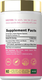 Carlyle Maca Root Capsules for Women - 150 Count - image 2