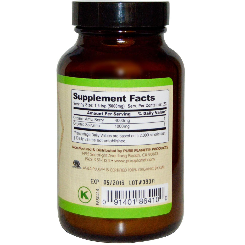 PURE PLANET Organic Amla-C Plus Powder - 114 g - image 2