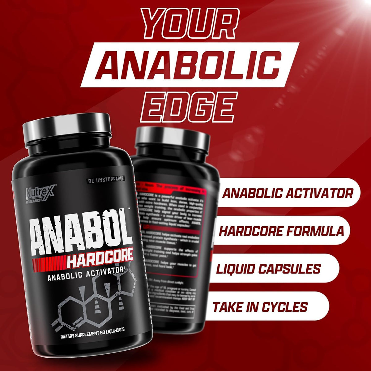 Nutrex Research Anabol Hardcore Anabolic Activator - 60 Capsules - image 4