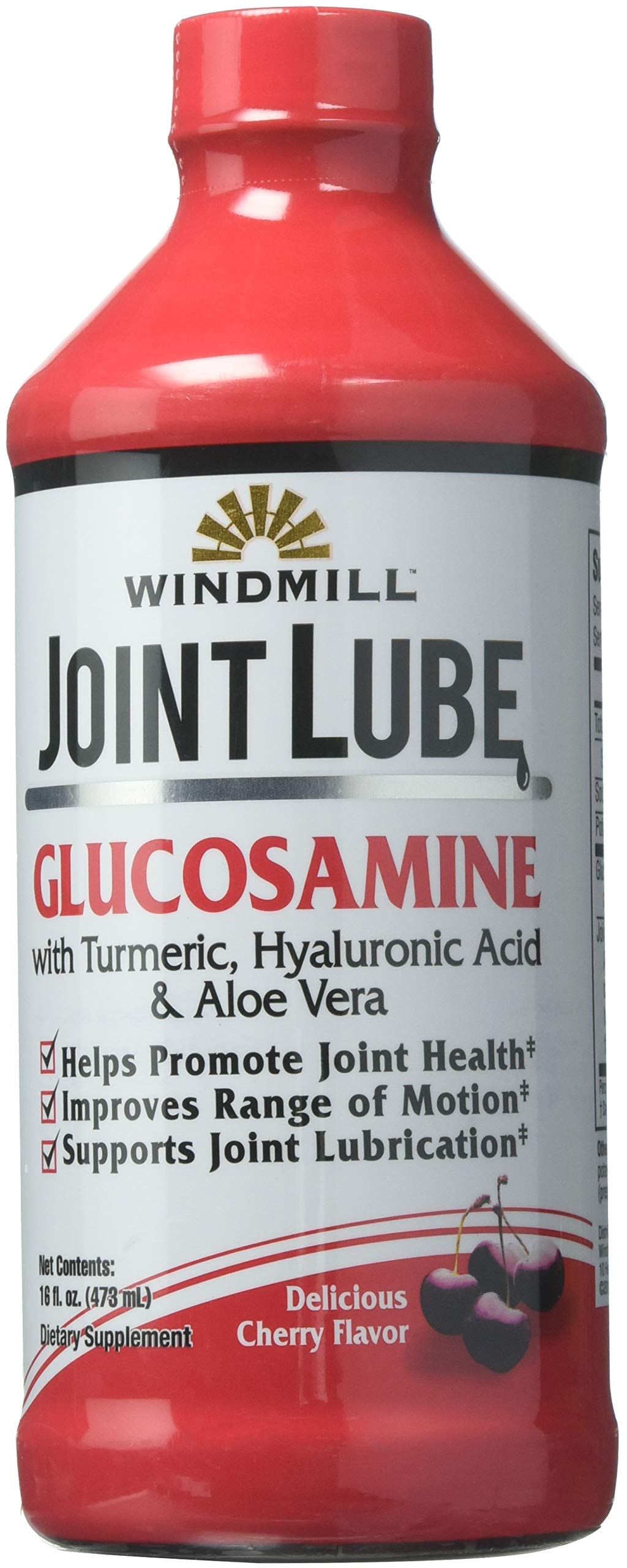 Glucoflex Joint Lube Glucosamine Liquid Cherry Flavor - 4 x 16 oz