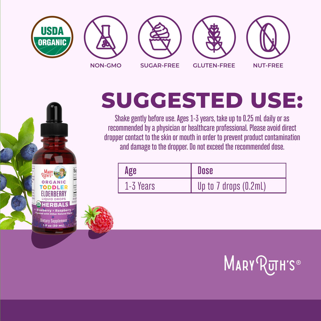 MARYRUTH'S Elderberry Liquid Drops