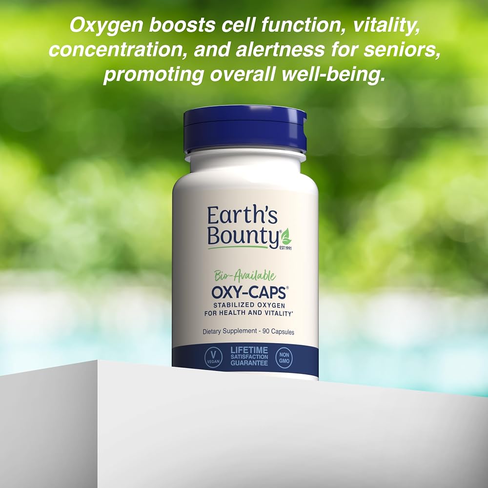 Earth's Bounty Oxy-Caps Oxygen Supplement - 90 Vegetarian Capsules - image 3