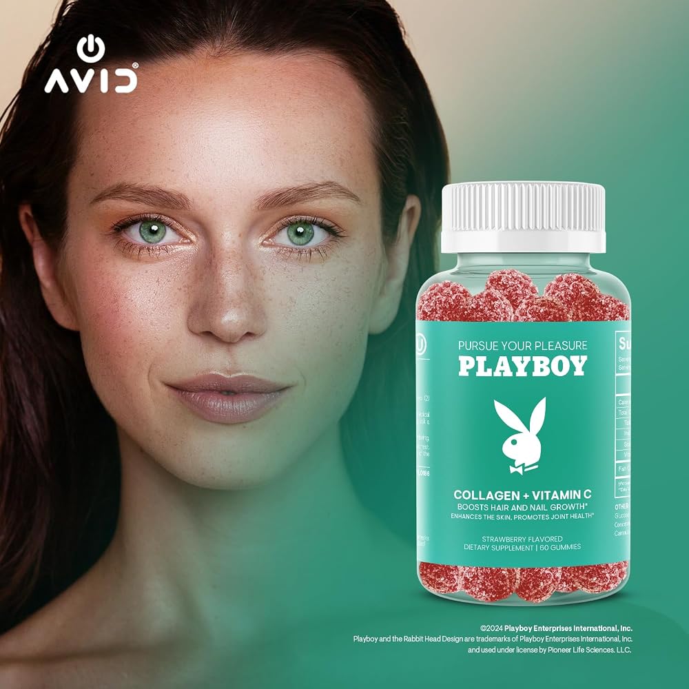 Avid Playboy Collagen Supplements for Women, Vitamin C Gummies - 60 Count - image 6