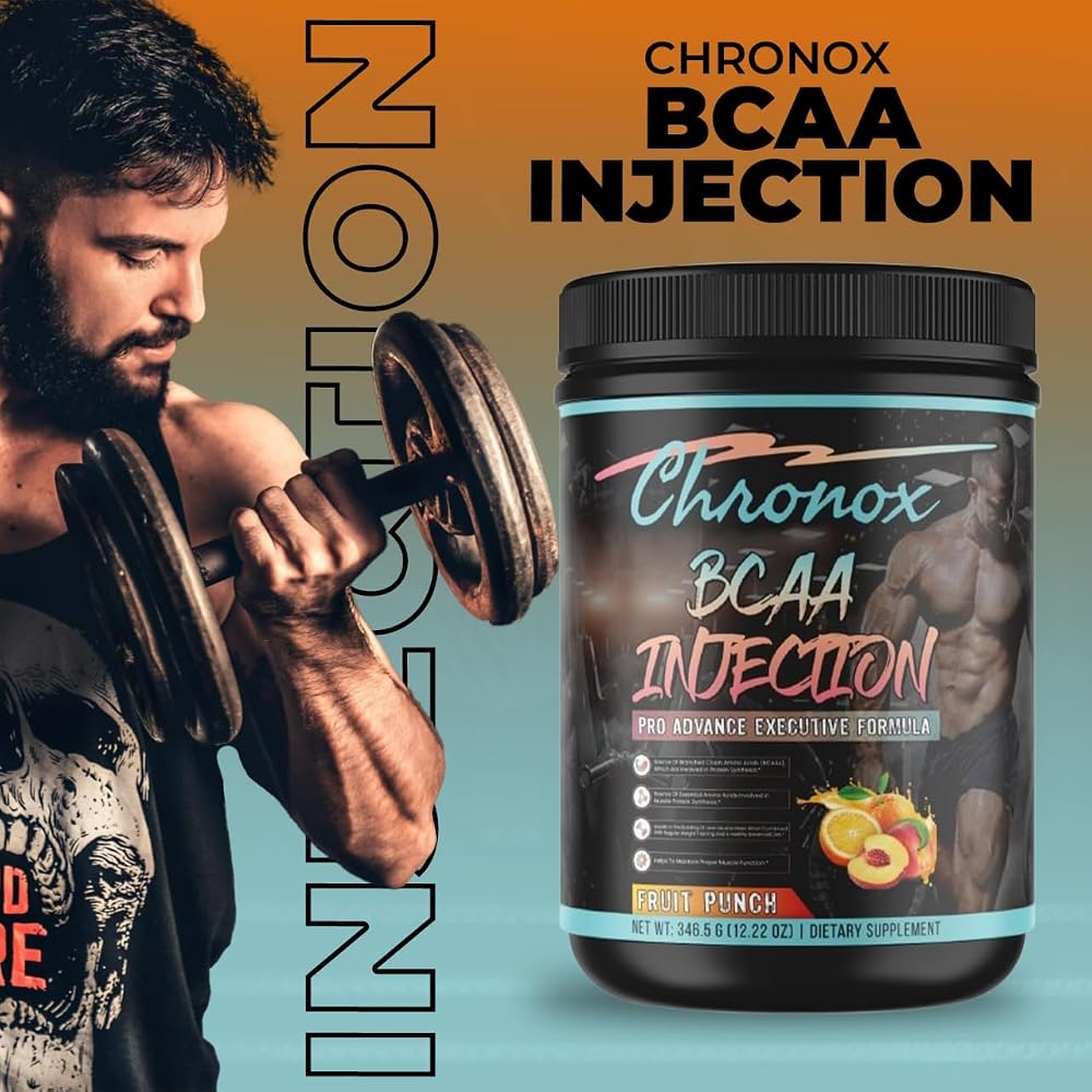 Chronox BCAA Amino Acids Energy Blend Fruit Punch - 12.22 OZ - image 3