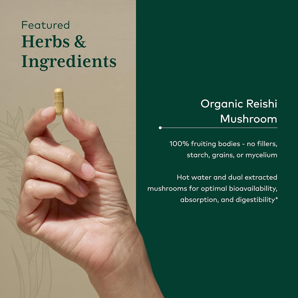 Gaia Herbs PRO Reishi Mushroom Immune Support - 60 Capsules - image 4
