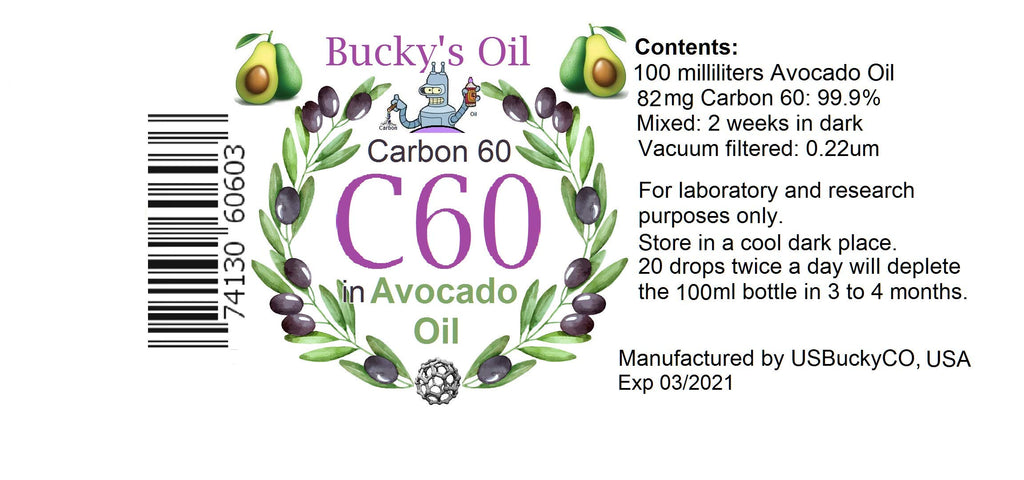Bucky's Oil C60 Avocado Oil Antioxidant - 100ml - image 6