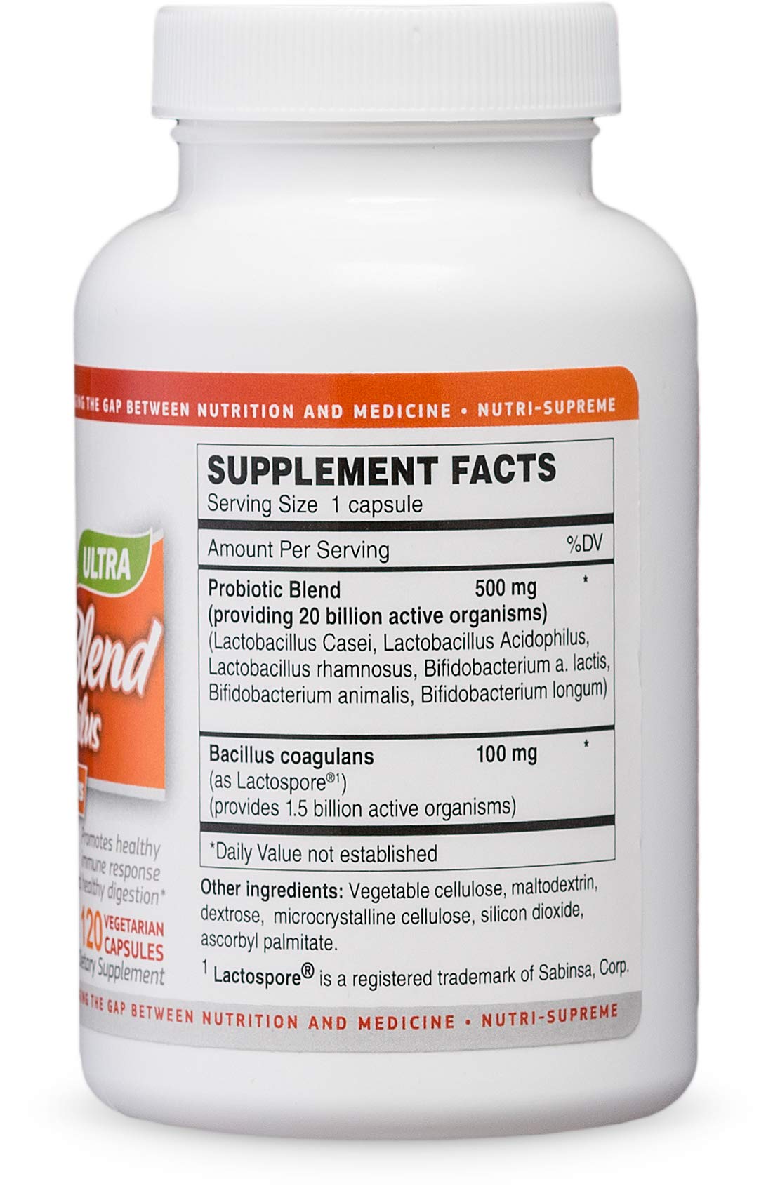 NUTRI-SUPREME RESEARCH Nutri Supreme Research Ultra Probiotic Blend
