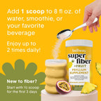 Bellway Super Fiber + Fruit, Organic Psyllium Husk Powder, Sugar-Free