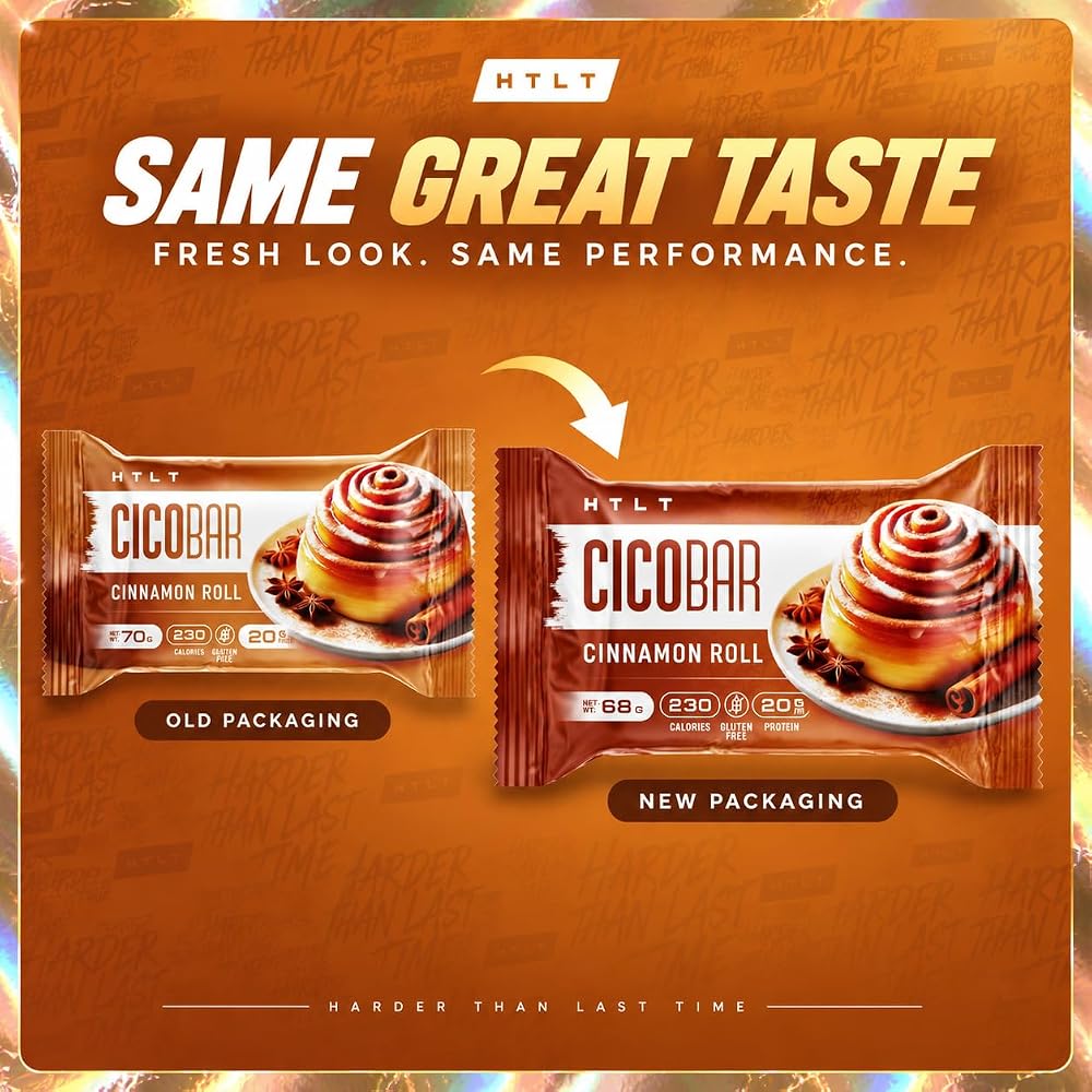 HTLT Supps CICO Protein Bar Cinnamon Roll - 12 Pack - image 2