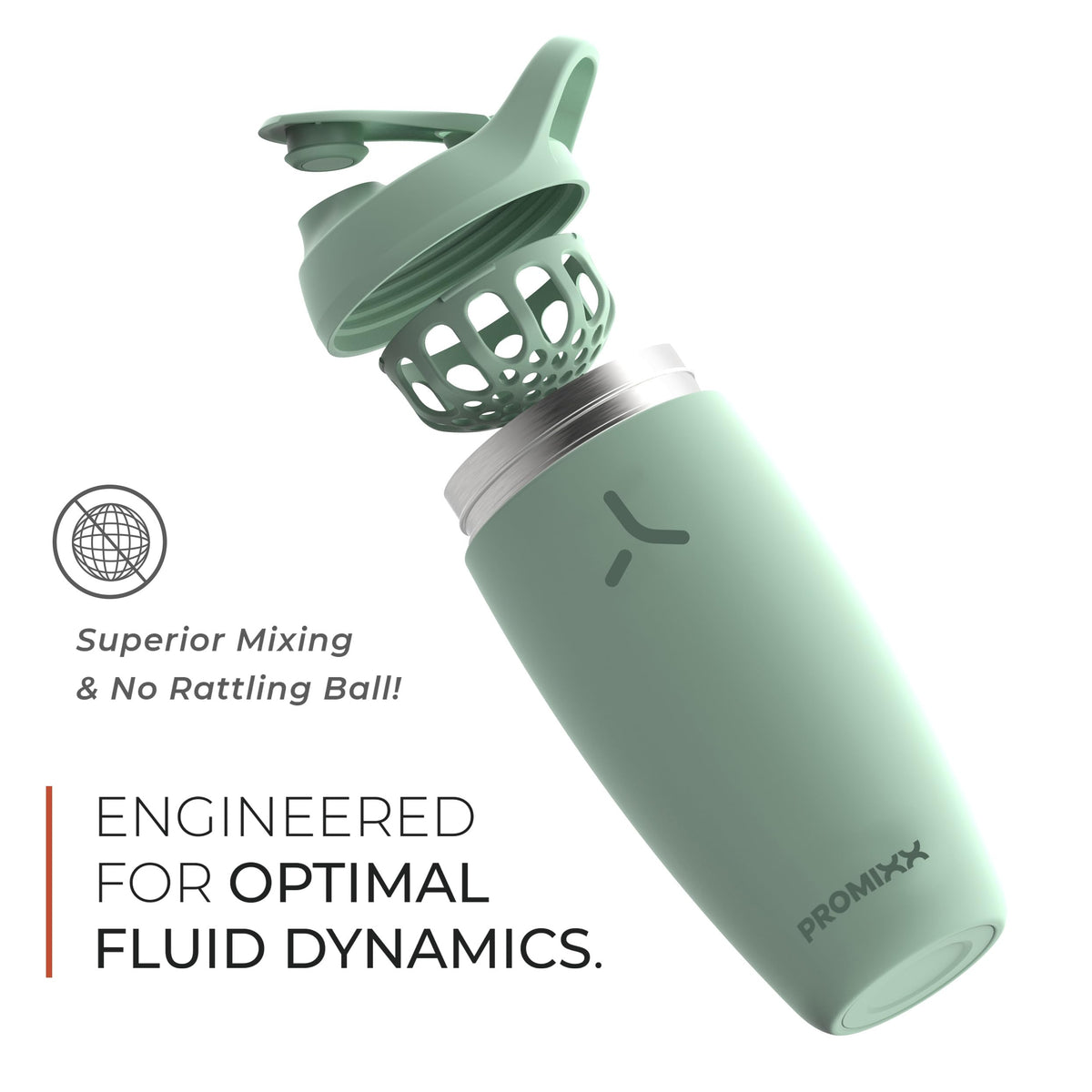 PROMIXX Pursuit Insulated Steel Shaker Bottle 18oz