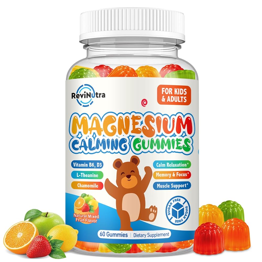 ReviNutra Magnesium Glycinate Gummies for Sleep - 60 Gummies