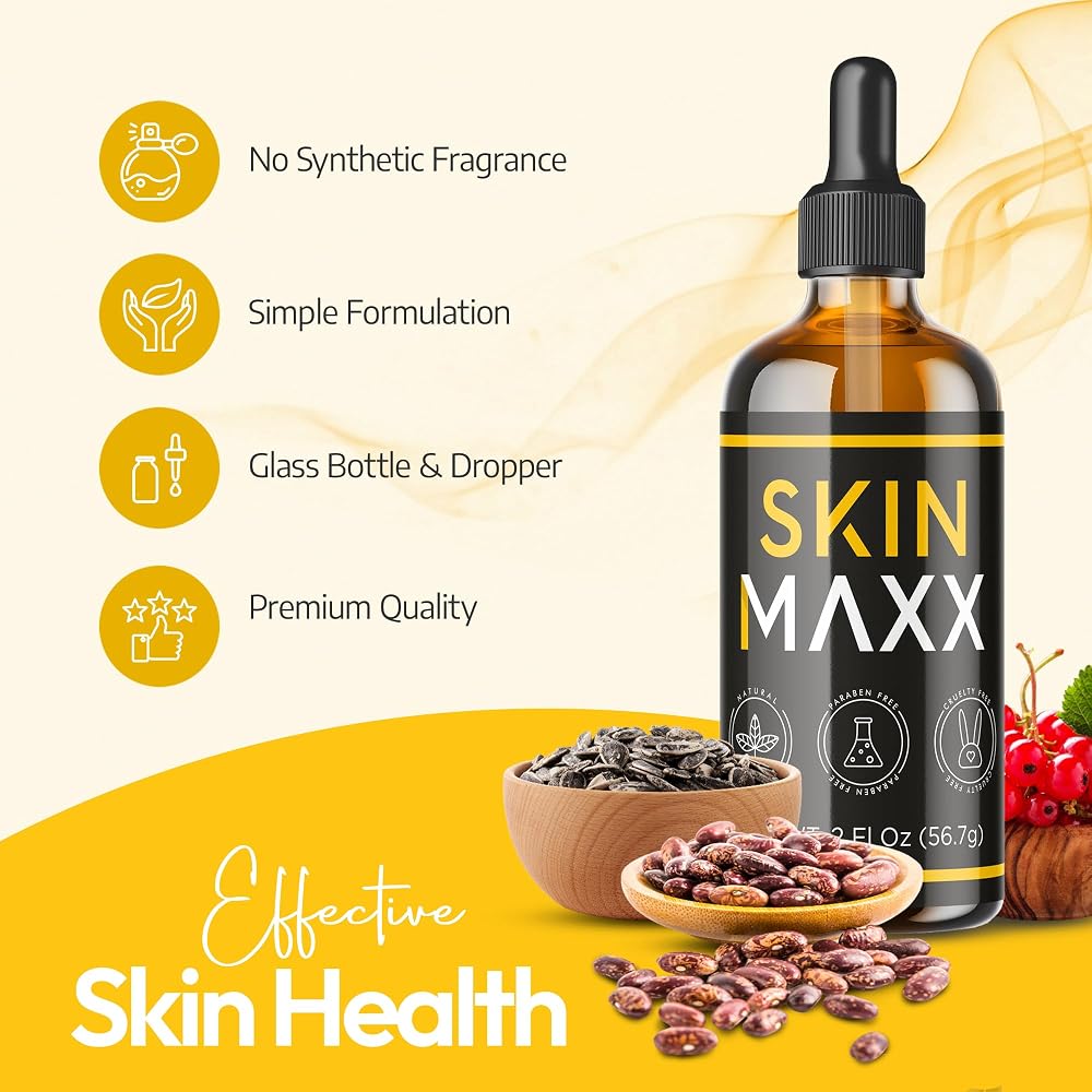 Skin Maxx Organic Castor Oil, Rosehip Oil & Black Seed Oil Face Oil - 2 Fl Oz - image 6