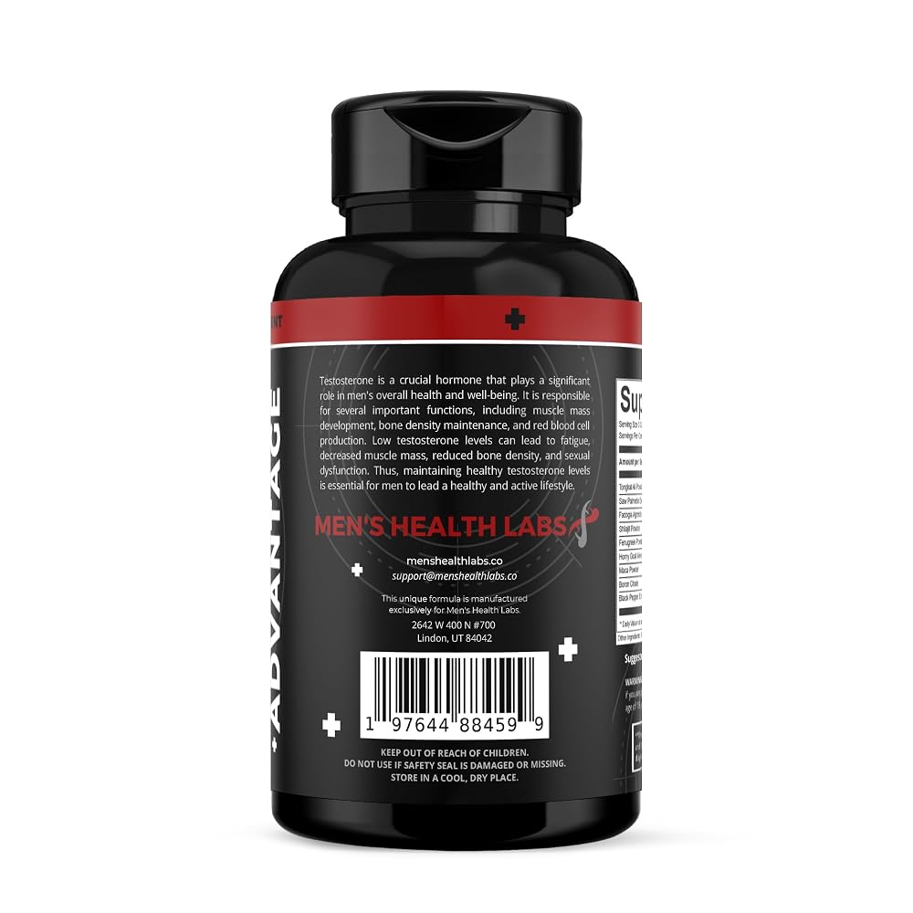 Men's Health Labs Natural Advantage Testosterone Booster - 90 Capsules - image 10