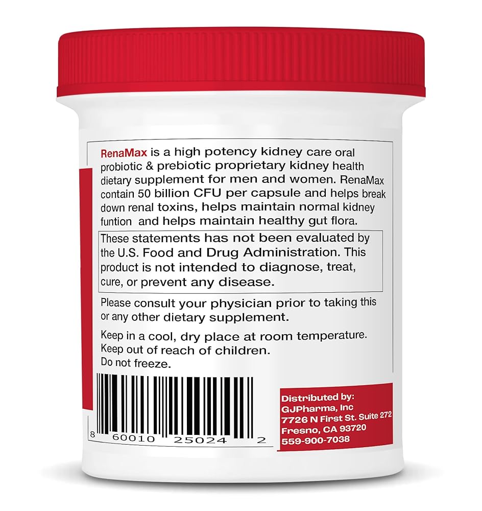 RENAMAX Kidney Support Probiotic Supplement - 90 Capsules - image 5