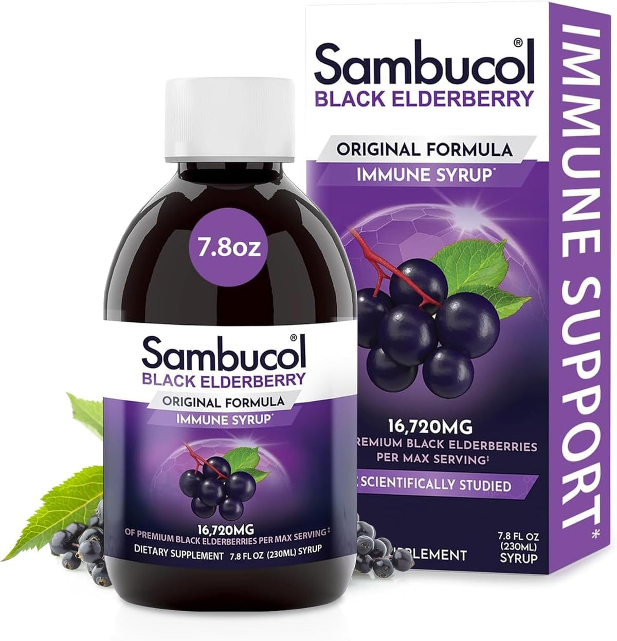 Sambucol Black Elderberry Syrup - Sambucus Elderberry Syrup