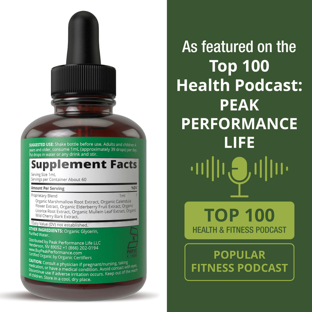 Peak Performance Lung Detox Herbal Drops - 2 Fl Oz - image 6