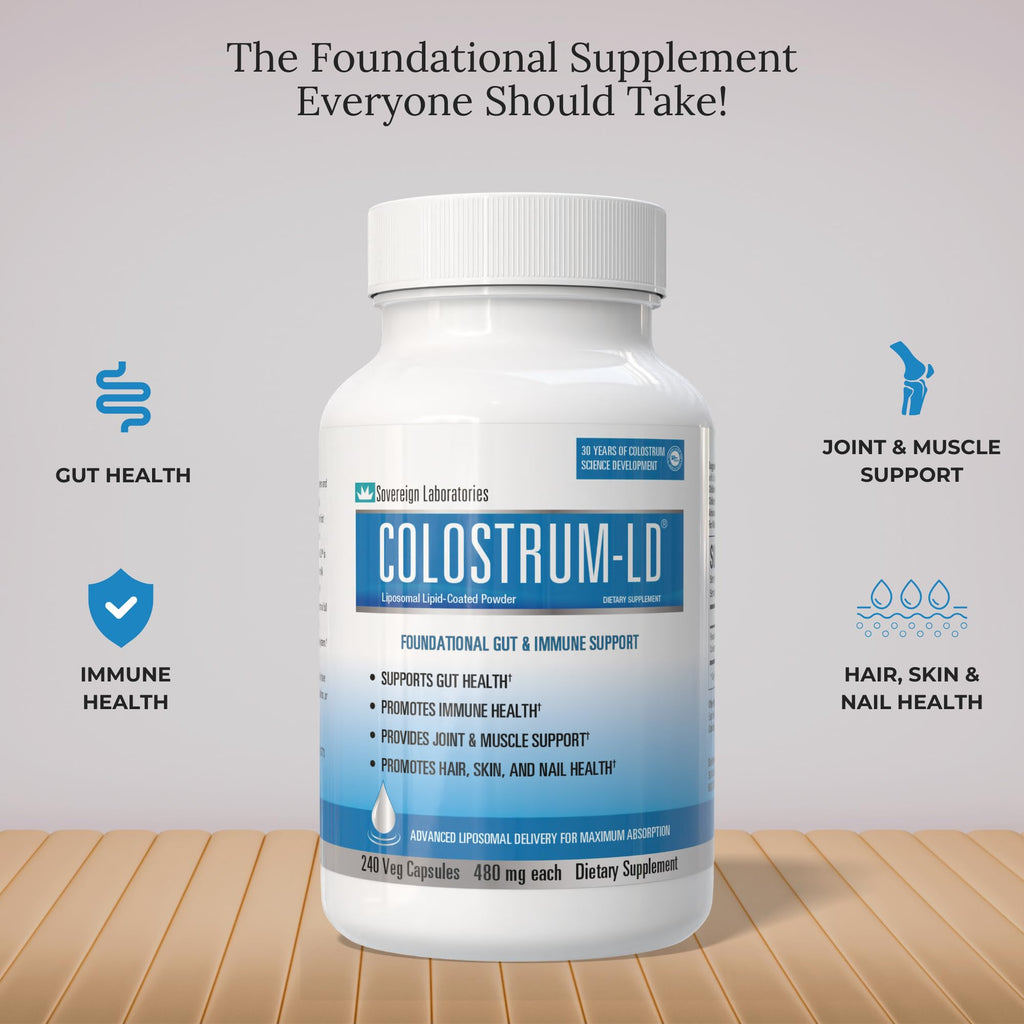 GastroDefense Colostrum-LD Liposomal Capsules - 120 Count - image 5