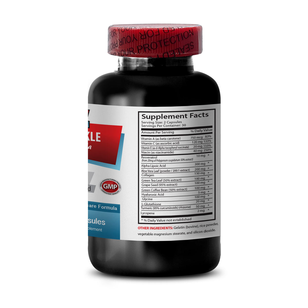 Sport Supplement Resveratrol 2000 Anti-Wrinkle Capsules - 60 Capsules - image 4