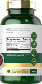 Carlyle Red Yeast Rice Supplement 1800 mg - 250 Capsules - image 2